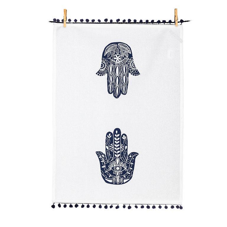 Hand of Fatima (Blue) Kitchen/Tea Towel