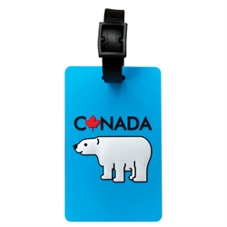 Polar Bear Canada Luggage Tag