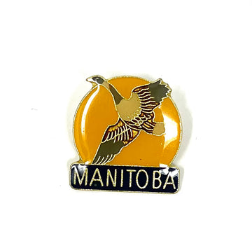Manitoba Canada Goose Lapel Pin