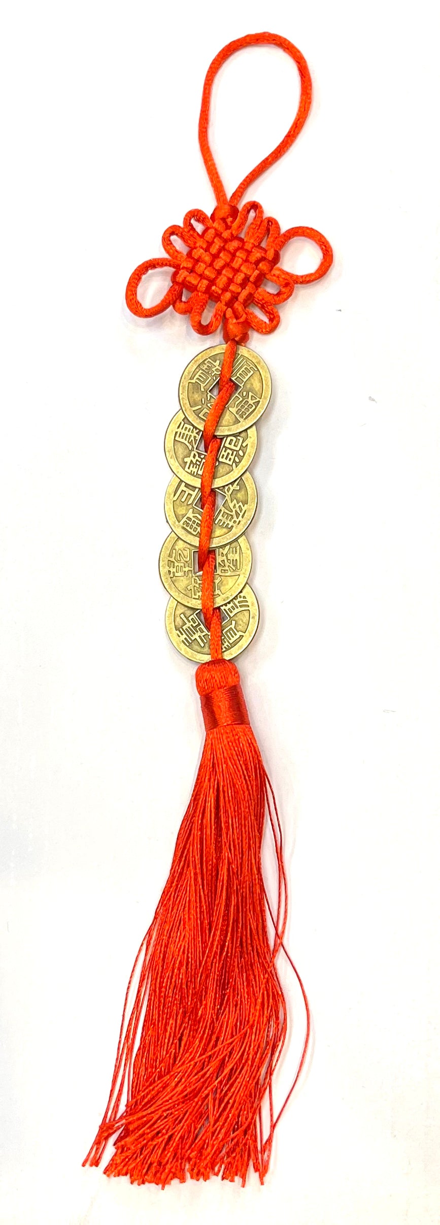 Five I-Ching Coin Hanging