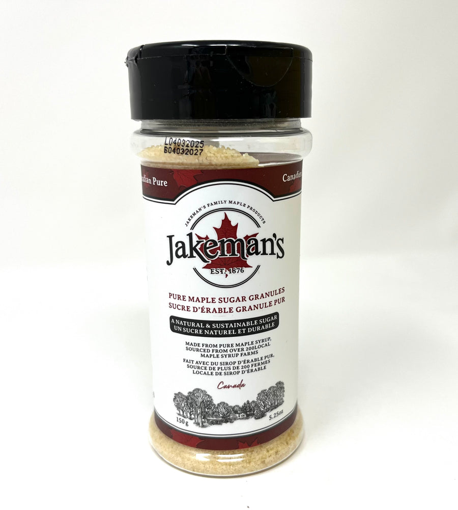 Granulated Maple Sugar in Shaker Bottle