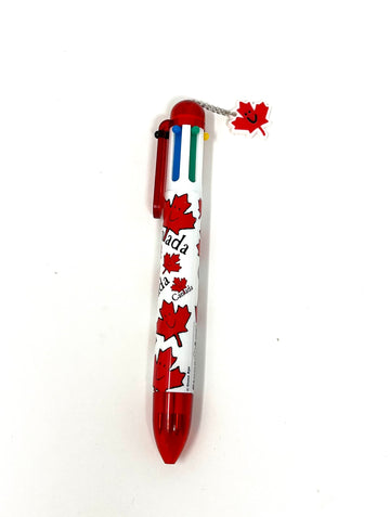 Happy Maple Leaf 6 Colour Pen
