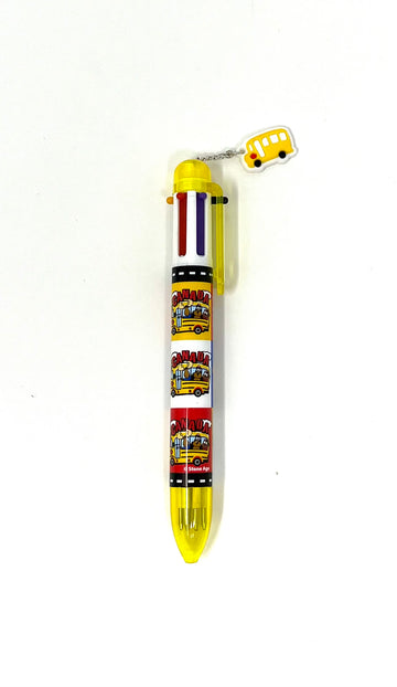 School Bus 6 Colour Pen