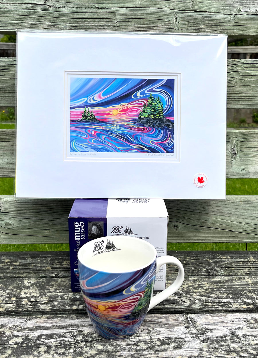 Reflect & Grow with Love Indigenous Signature Collection Mug by Shawna Boulette Grapentine