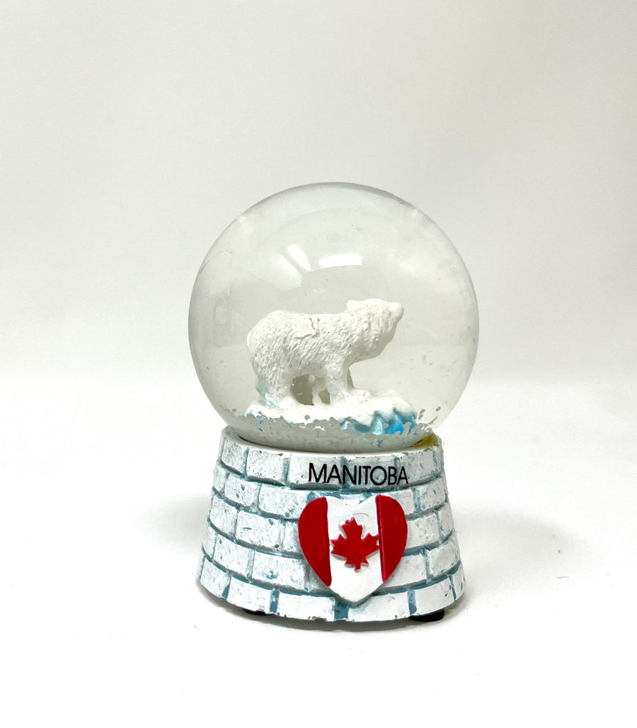 Polar Bears Igloo Snow Globe (Small)