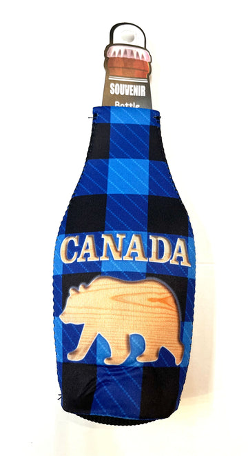 Canada Bear Bottle Cozy / Cooler
