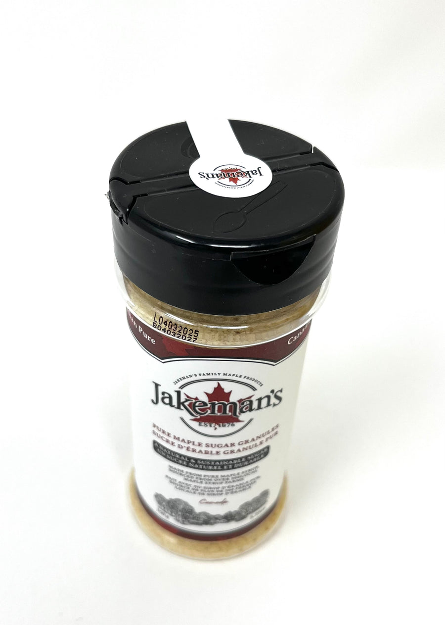 Granulated Maple Sugar in Shaker Bottle