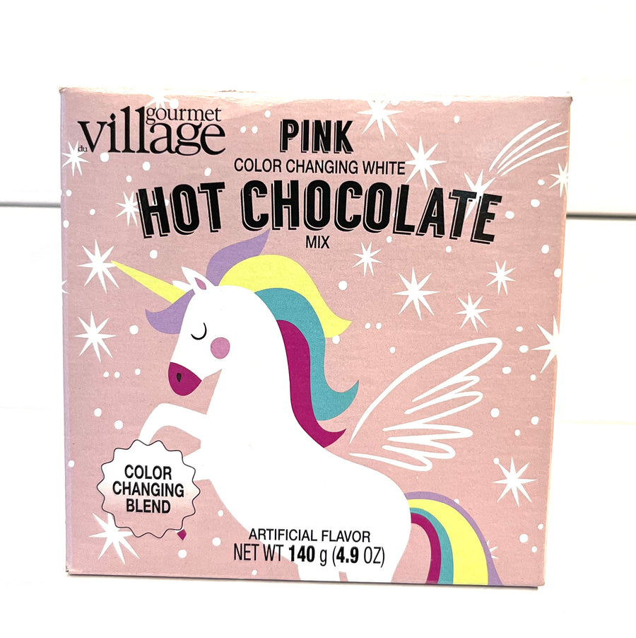 Unicorn Pink Colored White Hot Chocolate Mix Cube