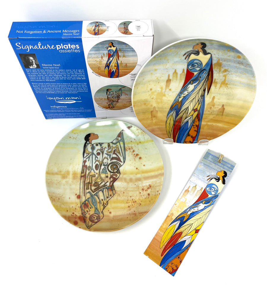 Maxine Noel “Not Forgotten” Indigenous Collection Signature Plates Set of 2