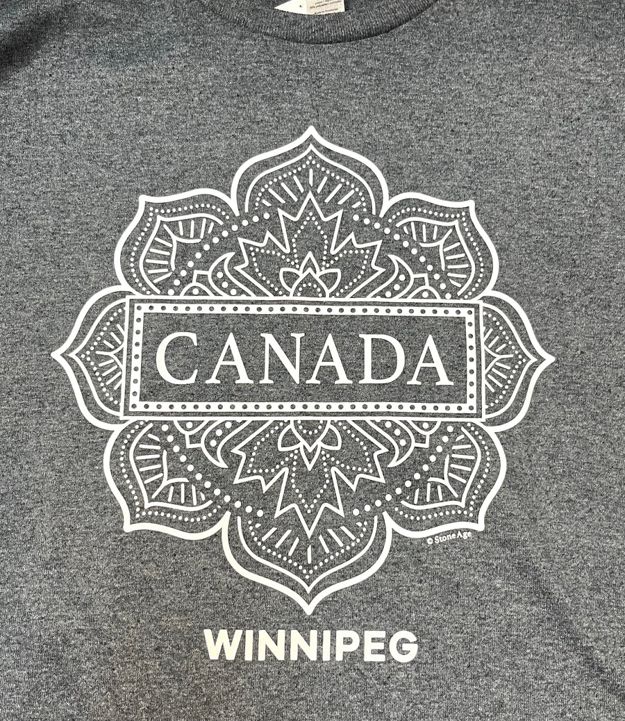 Canada Lace Missy Tailored Red Tee