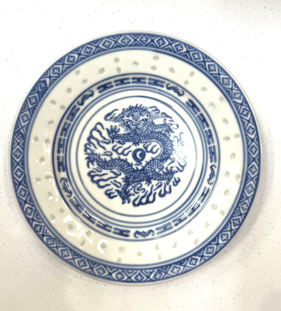 Rice Grain Pattern Bowl, Plates and Spoon