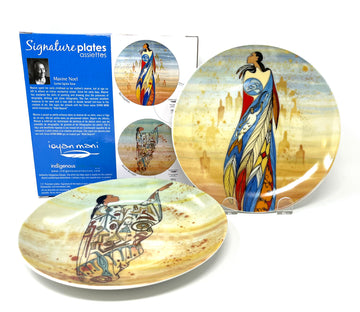 Maxine Noel “Not Forgotten” Indigenous Collection Signature Plates Set of 2