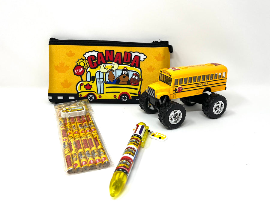 School Bus Pencils plus Eraser