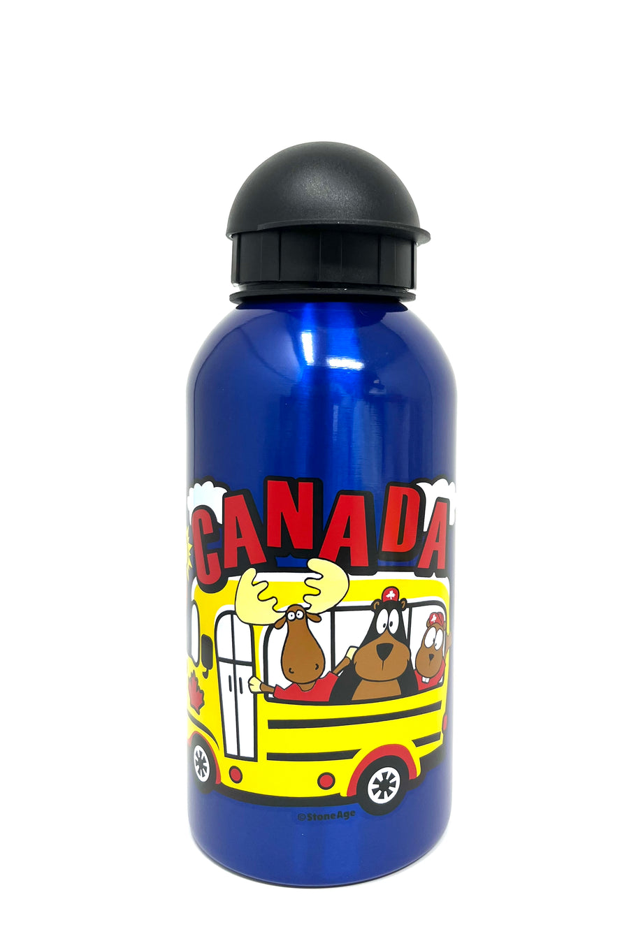 Canada School Bus Water Bottle