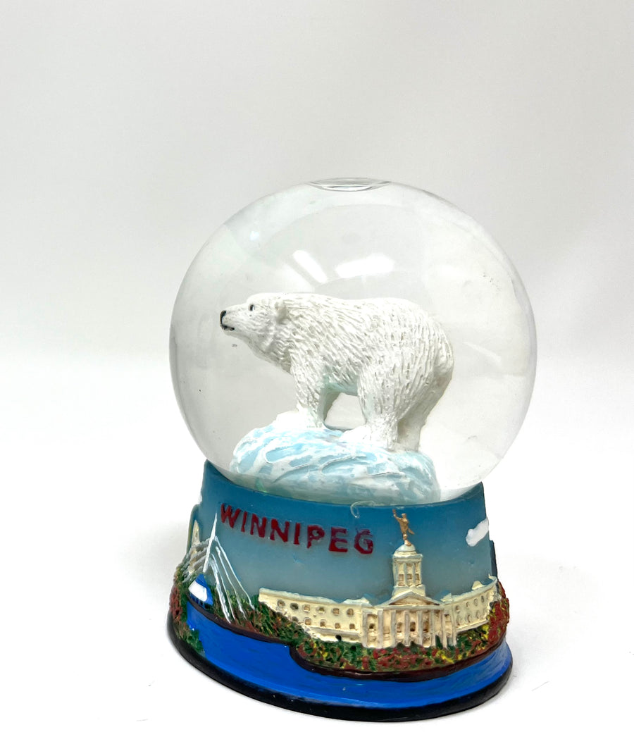 Polar Bear Winnipeg Snow Globe (small)