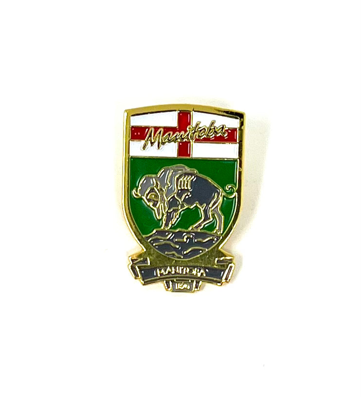 Manitoba Coat of Arms Lapel Pin