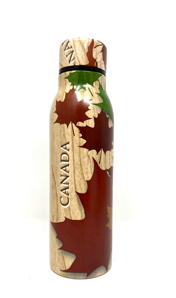 Maple Leaves Insulated Water Bottle