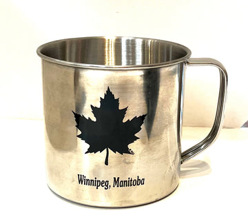 Maple Leaf Winnipeg Stainless Steel Mug