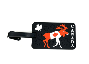 Canada Moose Flag Luggage Tag