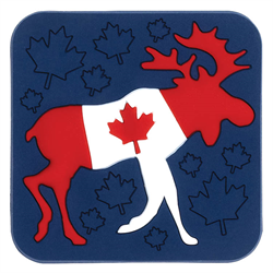 Moose Canada Flag Magnet