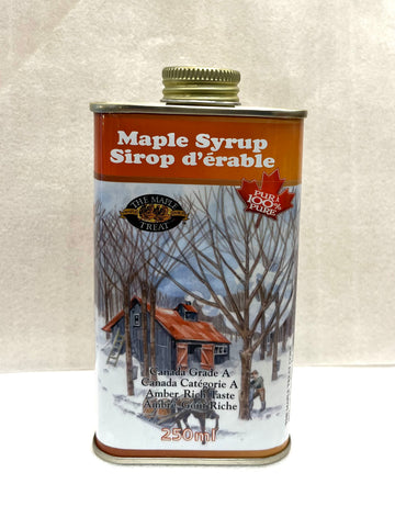 Maple Syrup in Rustic Tin