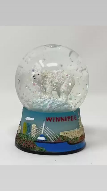 Polar Bear Winnipeg Snow Globe (small)