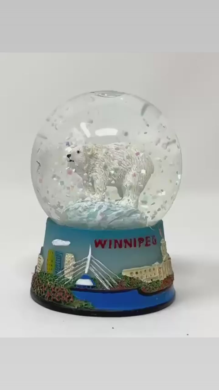 Polar Bear Winnipeg Snow Globe (small)