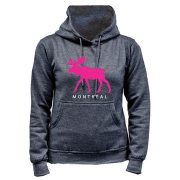 Pink Moose Charcoal Fitted Hoodie