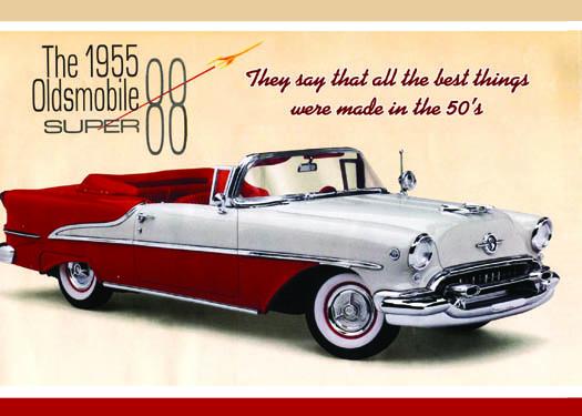Best Things In The 50's - Classic Cars Funny Birthday
