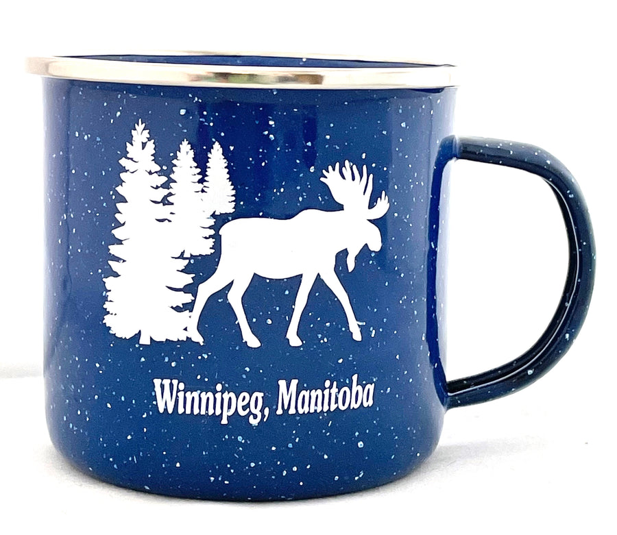 Moose Winnipeg Steel Enamel Mug