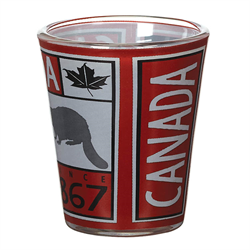 Canada Icons Shot Glass