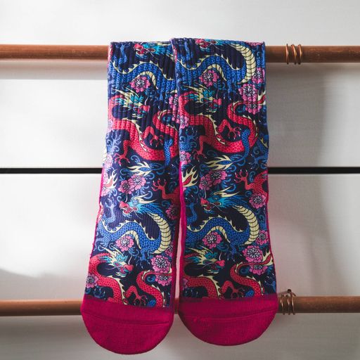 Chinese Dragons Men's Socks
