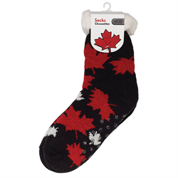 Maple Leaves Cozy Socks Slipper