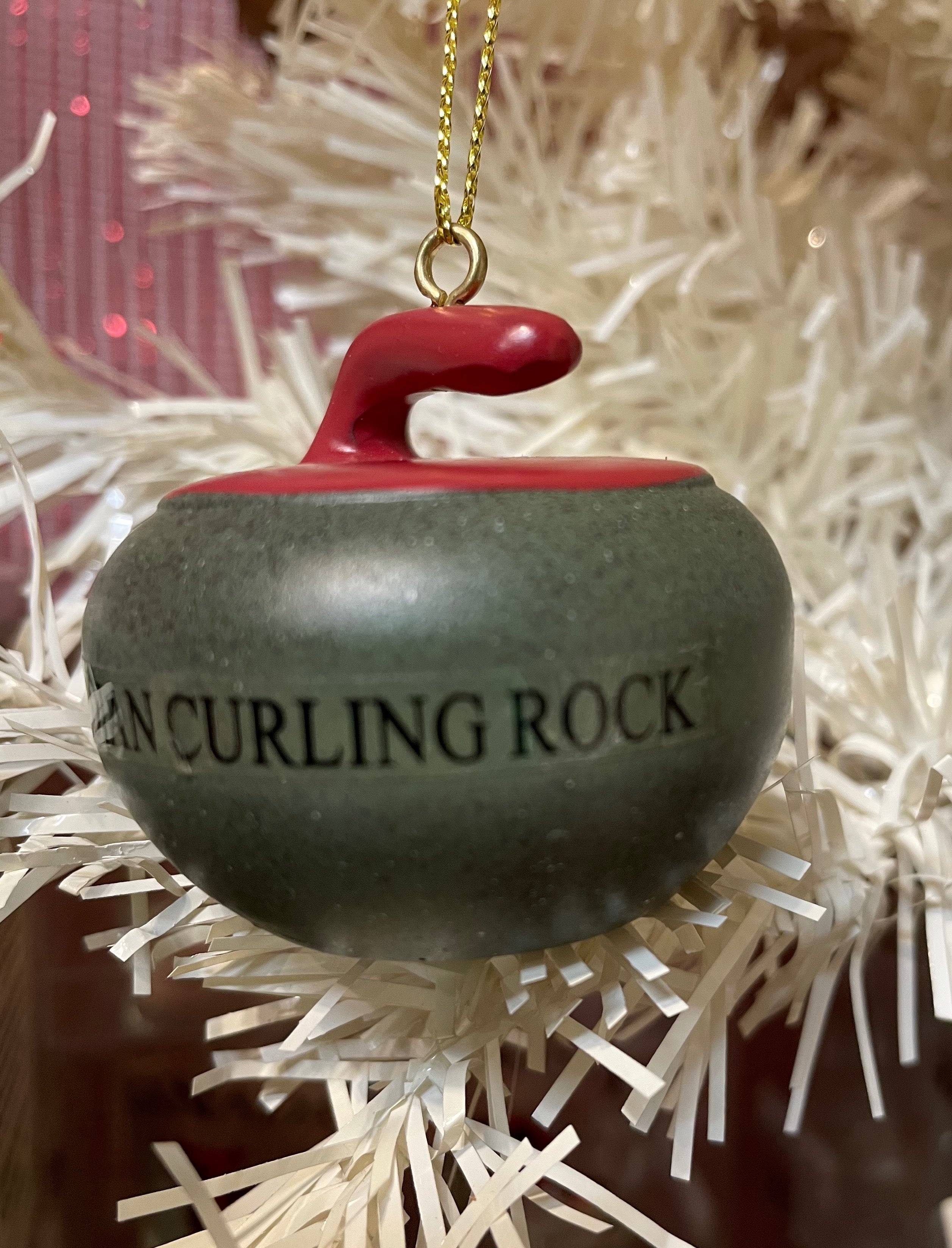 Curling Rock Hanging Ornament – The Mandarin