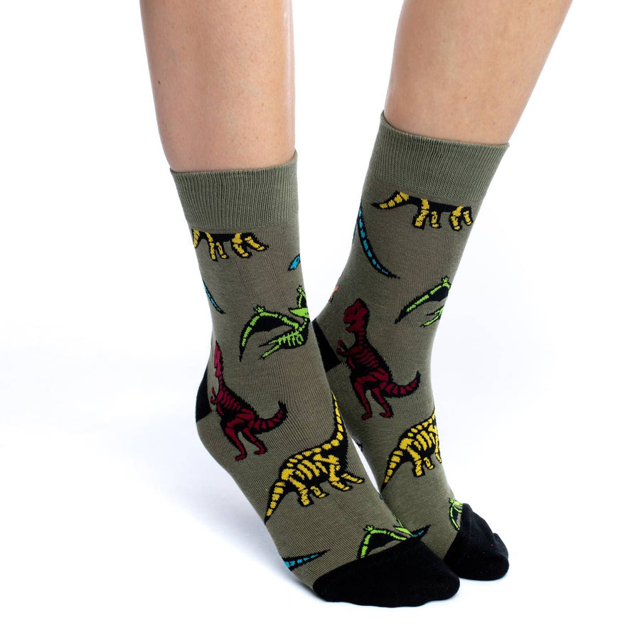 Dino Skelecton Women's Socks