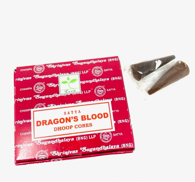 Dragon's Blood Satya Incense Cones