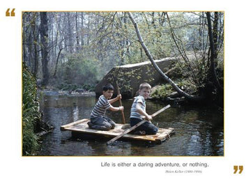 Life Is A Daring Adventure - Friendship Blank Card
