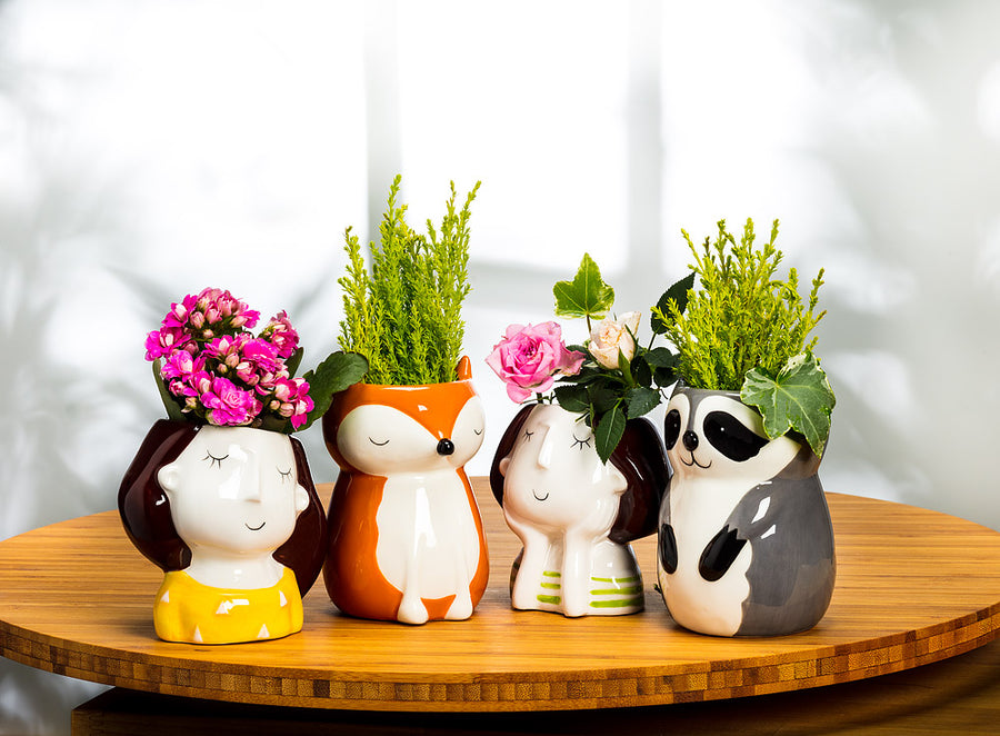 Raccoon Vase/Planter