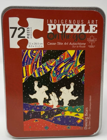 Dancing Bears Indigenous Art Puzzle