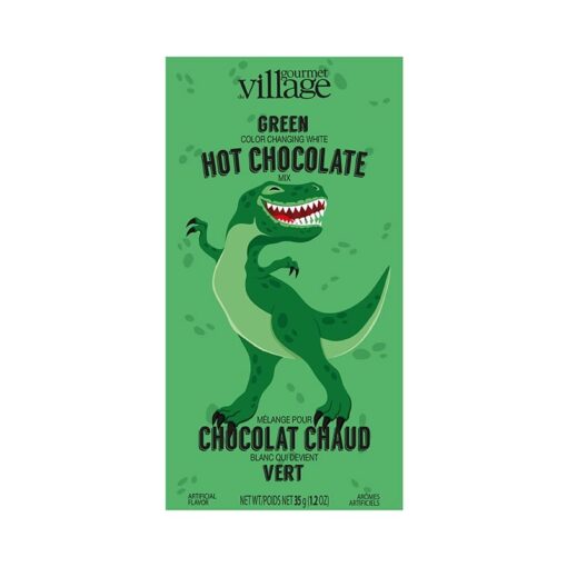Dinosaur Green Coloured White Hot Chocolate