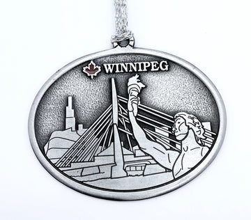 Winnipeg Metal Hanging Ornament