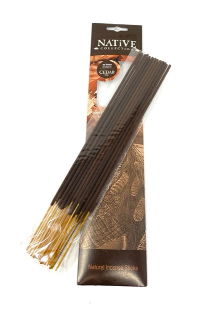 Cedar Hand-Dipped Natural Incense Sticks