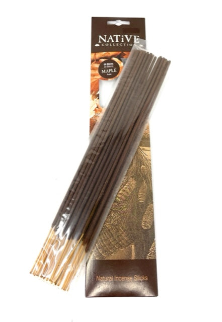 Maple Hand-Dipped Natural Incense Sticks