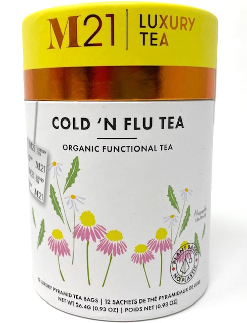 Cold 'n Flu Tea in Paper Can