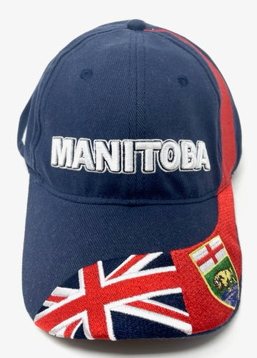 Manitoba Flag Adult Baseball Cap