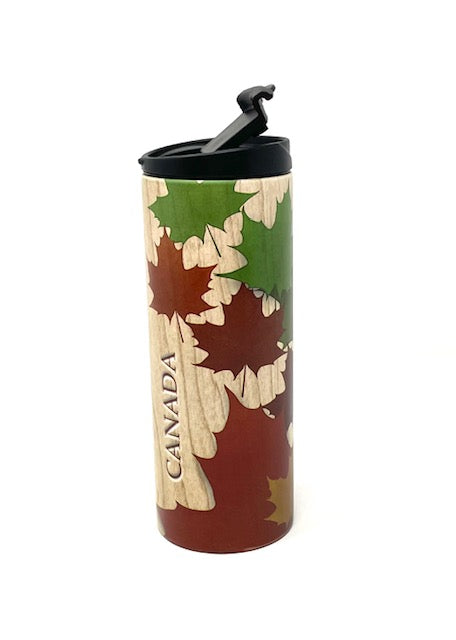 Maple Leaves Travel Thermos
