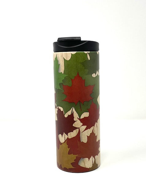 Maple Leaves Travel Thermos