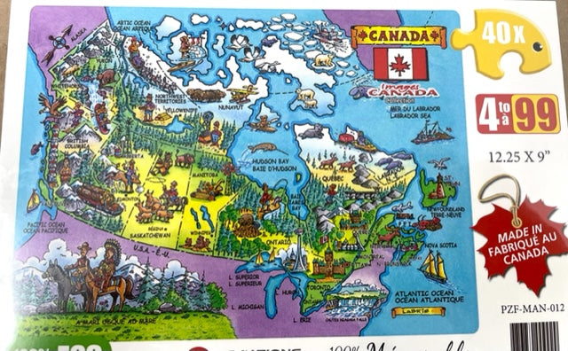 Map of Canada Puzzle