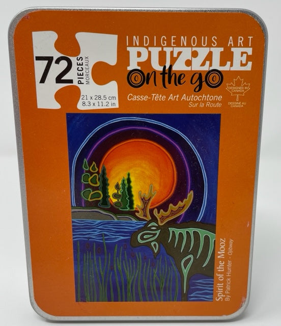 Spirit of the Mooz Indigenous Art Puzzle