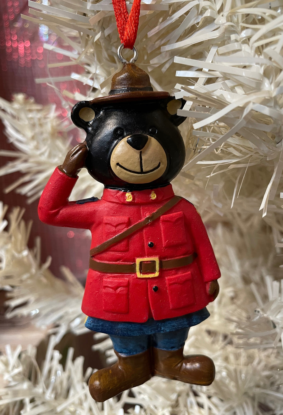 RCMP Black Bear Hanging Ornament